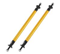 2pz 150mm 5.91" Regola Auto Paraurti Splitter Supporto Asta Oro Tono