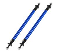 2pz 150mm 5.91" Regolabile Auto Paraurti Splitter Supporto Asta Blu