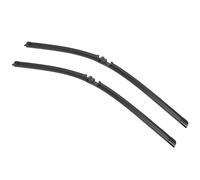 2Pz 26" 26" Auto Anteriore Parabrezza Tergicristalli Spazzole Nero Gomma
