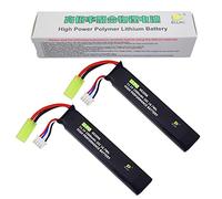 2PZ 3S 11.1V 1500mAh 25C Batteria con Connettore Mini Odamiya per G36C M4A1-RIS M4A1 CAR15 MP5A5 M249 MP5K MC51 FNP90 AK47 G3A4 G36 Airsoft Aggiornamento Modifica e Altre Serie Giocattolo