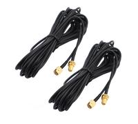 2pz 5m RG174 Prolunga Antenna RP-SMA maschio connettore femmina cavo spirale
