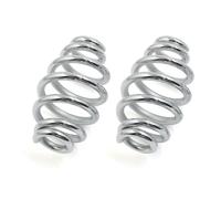 2pz. 82mm altezza argentato motociclo Solo sedile per Harley Davidson