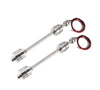 2pz Acciaio Inox Doppio interruttore galleggiante 220mm sensore livello acqua