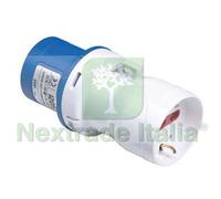 2PZ ADATTATORE INDUSTRIALE CON SPINA CEE E PRESA SCHUKO 10 16A BIPASSO IP44 16A: