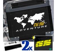 2pz Adesivi Compatibili con Valigie Laterali BMW F 650 800 R 1150 1200 1250 GS