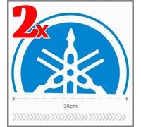 2pz Adesivi compatibili con Yamaha T-max 01-07 BIG Diapason Scudo Tmax T max