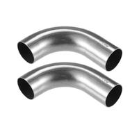 2pz Auto Piegato Gomito Raccordo Tubo, 1.26" OD 4" 3.15" 90° Scarico Tubo