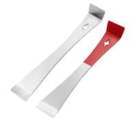 2pz Barra di Leva, Acciaio Inossidabile Strumento di Leva Mini Piatta Pry Bar Sottile Barra di Rifinitura Attrezzatura per l'Apicoltura per Raschiare Tirare Sollevare Rimodellare la Cucina