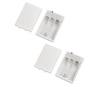 2pz Batterie USB per Insegne al Neon a LED da 5 V, Scatola Portabatterie con Luce al Neon Bianca Alimentazione a Batterie per Interni ed Esterni