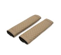 2PZ Beige in finta pelle Cintura coperchio tamponi spalla copre auto