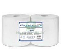2PZ BOBINA CARTA A ROTOLO C800 CM.25,5X25,5 KG.2,4: