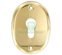 2PZ BOCCHETTA CON FORI ART.F0232 OTTONE LUCIDO;