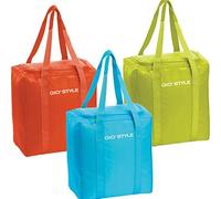 2PZ BORSA TERMICA FIESTA VERTICAL GIOSTYLE LT 25 CM 32,5X21X34,5 COLORI MIX