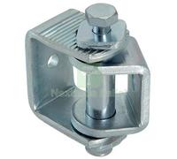 2PZ CARDINE A SALDARE 370 COMBI ZINCATO CAVALLOTTO REGOLABILE MM 46 61: