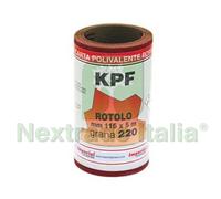 2PZ CARTA RESINATA AL CORINDONE CON SUPPORTO LATTICE KPF IN MINIROLL GRANA 40: