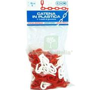 2PZ CATENA SEGNALETICA PLT BIANCO ROSSO D.MM 8 ML 5: