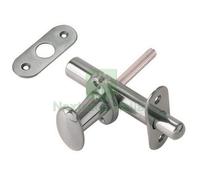 2PZ CATENACCIO A CREMAGLIERA CON POMOLO B.T.MM.80 CROMO SATINATO:
