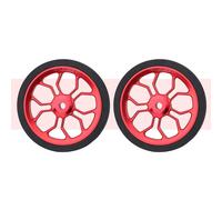 2pz Cerchi in lega di alluminio Easy Wheel diametro 82mm per bici pieghevole Bro