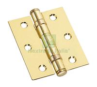 2PZ CERNIERA CON CUSCINETTI OTTONATA MM 90 X 75 SP.2,5: