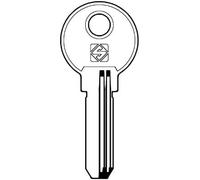 2PZ CHIAVE PUNZONATA FAC FAC31 SILCA OTTONE NICHELATO