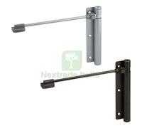 2PZ CHIUDIPORTA A MOLLA ART.114 TIPO DESTRO CROMO SATINATO: