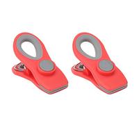 2Pz Clip Alimentari Magnetici, Sigillatore per Sacchetti Snack per , 3in | presa forte, bocca ondulata, conservazione in frigorifero, acciaio inossidabile, magnete