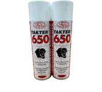 2PZ COLLA SPRAY TEMPORANEA 500ml TAKTER 650 ADESIVO TEMPORANEO RICAMO MACCHINA