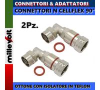 2pz. CONNETTORE N AD ANGOLO PER CAVI CELLFLEX DA 1/2 POLLICE TIPO 50-12 MASCHIO