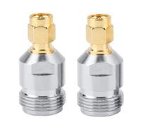 2Pz Connettori RF, Adattatore Coassiale a Tipo N Femmina a SMA Maschile
