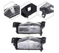 2pz Coperchio Alloggiamento Luce Targa Paraurti Posteriore per Mazda 3 2 2009-13