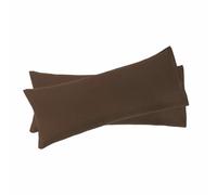 2pz coperchio federa cuscino lungo morbido cuscino scatola marrone 20"x48"