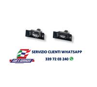 2PZ COPPIA FANALI LUCE ILLUMINAZIONE TARGA PER FIAT SEICENTO DAL 1998 IN POI