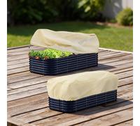 2pz Copripiante Non Tessuto da per giardino per Letti Rialzati con Chiusura