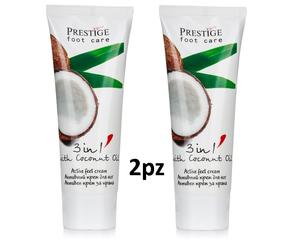 2pz Crema per piedi attivo 3 in1 cocco "Vip`s prestige" 75 ml