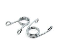 2pz cromate con forma V trinciatore sedile Solo per Harley Davidson