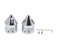 2pz Cromatura progettato cono motociclo assale anteriore Coperchio per Harley