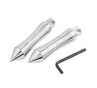 2pz cromo lega alluminio moto piedi pioli resto pedale per Harley Davidson