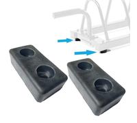 2pz Cuscinetti Ammortizzatori in Gomma per Attrezzature Fitness e Protezione Mob