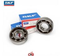 2PZ CUSCINETTI SKF (6204 TN9/C4) 20x47x14 PER ALBERO MOTORI MINARELLI YAMAHA 50