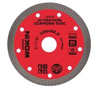2PZ DISCO DIAMANTATO A CORONA 7635 WOKIN MM 125X22,2 S.MM 1,4 763512