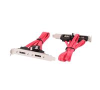 2pz doppia porta SATA Serial ATA cavo staffa eSATA cavo adattatore