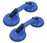 2pz Doppia Ventosa Sollevatore Pad Vetro Specchio Finestra Metallo Estrattore...