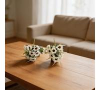 2PZ Elegante Bouquet di Girasole per splendido per Arredamento per casa ed