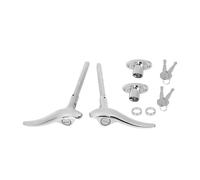 2pz Esterna Porta Maniglia Kit Con Chiave Per Auto