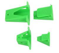 2pz Fabric Roll Tube Maker, Strumento Pieghevole per Creare Rotoli di Tessuto in Plastica Jelly Roll per Realizzare Più Facilmente Tappeti in Tessuto (Verde)