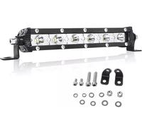 2PZ FARETTO BARRA LED PER AUTO 18 Watt 6 LED 12V Luce Fredda 6000°K FARO JEEP