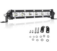 2PZ FARETTO BARRA LED PER AUTO 18 Watt 6 LED 12V Luce Fredda 6000°K FARO JEEP