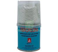 2PZ FIBRORESINA IN MINI KIT LANA VETRO E BICCHIERINO ML 200: