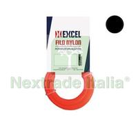 2PZ FILO PER DECESPUGLIATORE IN NYLON TONDO ARANCIO Ø MM.2,4 IN MATASSA MT.100: