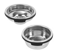 2pz Filtri Caffè a Tazza Singola e Doppia per Ninja Luxe Cafe ES601 e ES701, Acciaio Inossidabile Cestello Portafiltro Caffe con Design a Doppio Strato per Ninja Luxe Cafe
